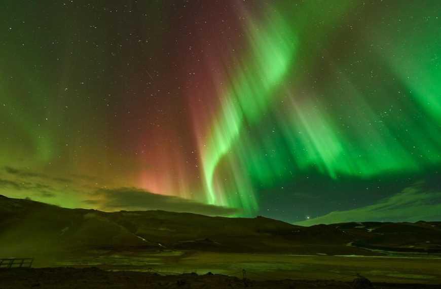 colorful northern lights